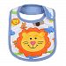Lovely Smile Lions Cotton/PVC Adjustable Waterproof Baby Bib Pocket Bib 6*12"