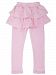 AshopZ Baby Girls Leggings Pants with Double Tiered Skirt, Pink, 2T