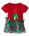 Christmas Tree Tutu Dress, baby and toddler (5T)