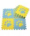 Interlocking Foam Mats EVA Foam Floor Mats (10 Tiles) Yellow Footprints