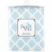 Kushies Baby Flannel Fitted Bassinet Sheet, Blue Lattice
