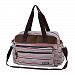 Smart Big Capacity Functional Diaper Bags For Mummy Strips Red (42*31*15cm)