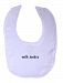 Silly Souls True Love Bib, White/Silver, 0-2 Years by Silly Souls