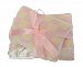 Knit Baby Blanket with Pillow (Baby Pink-cream) by Boutique Collection