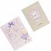 Lovely Baby Thank You Cards Baby Shower Set of 10 3D Cards, Pink&Brown