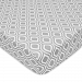 American Baby Company 100% Cotton Percale Fitted Crib Sheet, Gray Ogee by American Baby Company