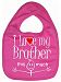 Dirty Fingers, I love my Brother this much, Baby Unisex Bib, Fuchsia