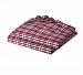 Bacati Crib Fitted Sheet, Red Plaids Yarn Dyed (Pack of 2)