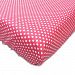 One Grace Place Simplicity Hot Pink Changing Pad Cover, Hot Pink and White by One Grace Place
