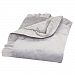 Trend-Lab 100506 Dove Gray Ruffled Velour Baby Blanket
