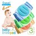 Baby Knee Pad For Crawling With Pacifier Clip by Little Lamby (3 Pairs) - Breathable Adjustible Elastic Unisex Infant Toddler Protector, Premium Quality Indoor Outdoor Use, Keep Your Child Safe Now!