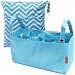 KF Baby Diaper Bag Insert Stroller Organizer, Blue + Wet Dry Bag Value Combo