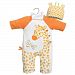 Baby Dumpling Little Fair Footless Sleep and Play Set, Giraffe, 6-9 Months by Baby Dumpling