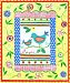 The Kids Room by Stupell Love Birds with Yellow Border with Flowers Rectangle Wall Plaque by The Kids Room by Stupell