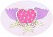 The Kids Room by Stupell Girls Rock! Heart with Wings Oval Wall Plaque by The Kids Room by Stupell