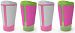 Born Free Grow with Me 10 oz Big Kid Spoutless Cup, 4 Pack, Pink/Green by B&F