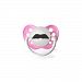 Personalized Pacifiers The Chevron Mustache - Pink by Personalized Pacifiers