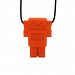 Jellystone Robot 13 Pendant Teether Kids Necklace - Carrot by Jellystone