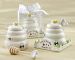 Sweet As Can Bee Ceramic Honey Pot with Wooden Dipper - Baby Shower Gifts & Wedding Favors (Set of 24) by CutieBeauty KA