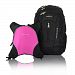 Obersee Bern Diaper Bag Backpack with Detachable Cooler, Black/Pink by Obersee