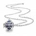 EUDORA Harmony Ball Pregnant Silver Locket Angel Caller Mexican Bola Chime Pendant Necklace Baby Shower Gift