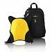 Obersee Rio Diaper Bag Backpack with Detachable Cooler, Black/Yellow by Obersee