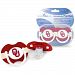 BSS - Oklahoma Sooners NCAA Baby Pacifiers (2 Pack) by Baby Fanatic