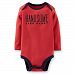 Carters Long Sleeve Bodysuit Red Handsome Like Daddy 24M by Carter's Seasonal