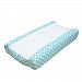 Gia Aqua Blue Changing Pad Cover by The Peanut Shell