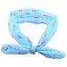 Dot bow rabbit ear hair bands hair decoration for your pretty child, various color available (Sky blue)