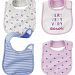 Carter's Baby Girl Teething Bibs (One Size, Purple) by Carter's