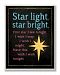 The Kids Room by Stupell Star Light, Star Bright Nursery Rhyme Rectangle Wall Plaque by The Kids Room by Stupell