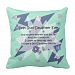For GodDaughter Gift with Hearts & Flowers & Poem Throw Pillow