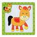 Amurleopard Child Wooden Cartoon Magnetic Dimensional Puzzles Intelligence Toys Horse