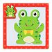 Amurleopard Child Wooden Cartoon Magnetic Dimensional Puzzles Intelligence Toys Frog