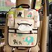 Vine Backseat and Puschair Organizer for Kids Car Back Seat Organizer Hanging Storage Bag Multifunctional Pockets (Cat)