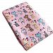 hibote Kids Game Mats Baby Crawling Blanket Padded Children Toys Organizer 115*115CM (Pink Cat)