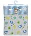 Honey Baby "Spotted Elephants" Fitted Crib Sheet - white, one size