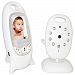 Putars Video Baby Monitor with 2.0" Color LCD, 2.4 GHz Two Way Wireless Digital LCD Color Baby Monitor Audio Video Night Vision Camera(White)