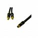 Separator Cable - 2xrca - Female - S-Video - Male - 20 Inch - Charcoal - Shielde
