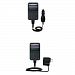 Gomadic Car and Wall Charger Essential Kit for the Creative Zen Vision M - Includes both AC Wall and DC Car Charging Options with TipExchange
