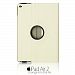 OBiDi - Denim Texture 360 Degree Rotating Case Stand for Apple iPad Air 2 - White with 3 Screen Protectors