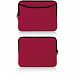BoxWave Apple iPad Case - BoxWave iPad SoftSuit With Pocket, Slim-Fit Neoprene Zippered Carrying Case (Crimson Red)
