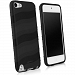 BoxWave Apple iPod Touch 5 AirWave Case - Slim-Fit Ultra Durable TPU Case with Stylish Broad Curved Stripe Pattern- Apple iPod Touch 5 Cases and Covers (Jet Black)