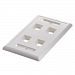 4 Hold Face Plate - White
