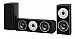 Pure Acoustics Noble Series 4-Inch Surround and Center Speaker Set (High-Gloss Black)