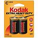 Kodak Kehdc2 Heavy-Duty Batteries (C Type, 2Pk)