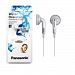 Panasonic RP-HV260-S In-Ear Earbud Stereo Compact Carrying Case RPHV260 Silver