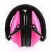 ECHI Kid Hearing Protection Ear Muffs, Foldable Ear Defenders for 6 Months to 4 Years Old (Cherry)