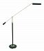 House Of Troy PFL-527 Counter Balance Portable Floor Lamp, Satin Nickel and B. . .